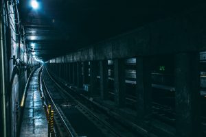 empty new york city train tracks