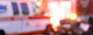 blurry ambulance